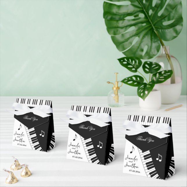 Caja Para Regalos Boda de Cayos de piano de músicos creativos (Múltiple)