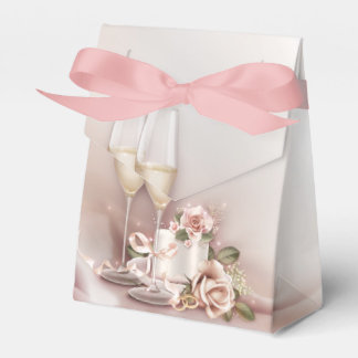 Caja Para Regalos Boda de champán