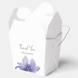 Caja Para Regalos Boda de color de agua de iris morado