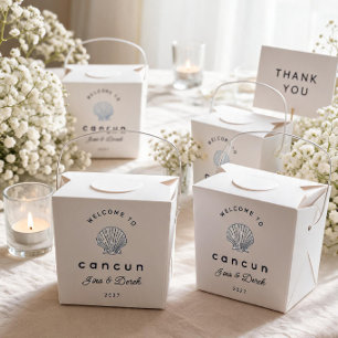 Caja Para Regalos Boda de destino azul Seachell