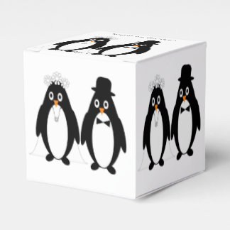Caja Para Regalos Boda de diseño de pingüino