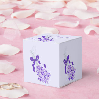 Caja Para Regalos Boda de diseño de Rubor Lavender
