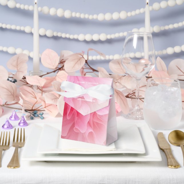 Caja Para Regalos Boda de diseño floral rosa (Boda)