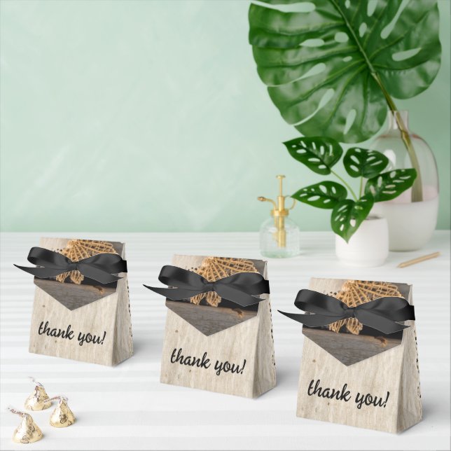 Caja Para Regalos Boda de Encanto Rústico Burlap & Lace Barn Wood (Múltiple)