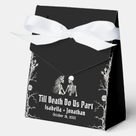 Caja Para Regalos Boda de esqueletos de Halloween hasta que la muert
