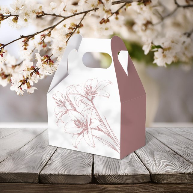 Caja Para Regalos Boda de esquema de Lily Rosa (Subido por el creador)