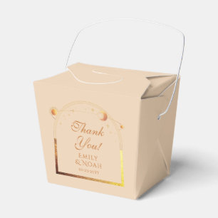 Caja Para Regalos Boda de estrellas de luna de oro de champán celest