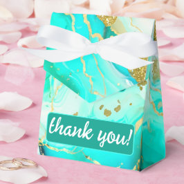 Caja Para Regalos Boda de Ethereal Elegance Turquoise Inspirado en G