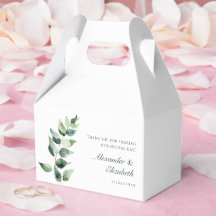 Boda de Eucalipto con Acuarela | Blanco