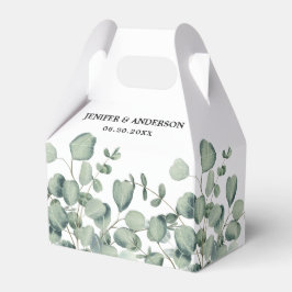 Caja Para Regalos Boda de Eucalyptus Greenery