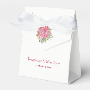 Caja Para Regalos Boda de flores Protea