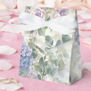 Caja Para Regalos Boda de flores rosadas púrpura románticas