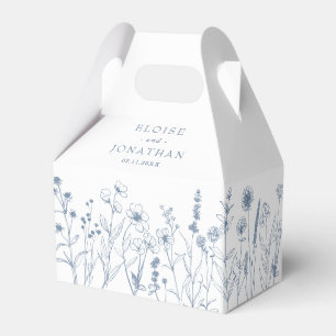 Caja Para Regalos Boda de flores silvestres Minimalistas simples