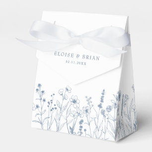 Caja Para Regalos Boda de flores silvestres Minimalistas simples
