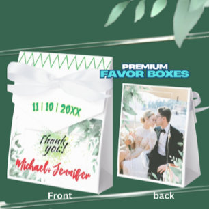 Caja Para Regalos Boda de fotografía de Personalizado Minimalista de