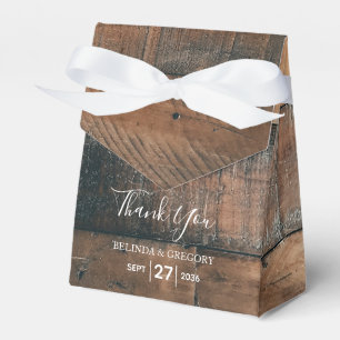 Caja Para Regalos Boda de fotos de Rustic Wood