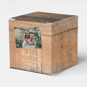 Caja Para Regalos Boda de fotos de Rustic Wood