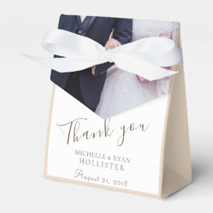 Caja Para Regalos Boda de fotos Gracias Personalizable