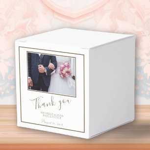 Caja Para Regalos Boda de fotos Gracias Personalizable