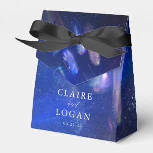 Caja Para Regalos Boda de Galaxia Celestial de Estrellas de Tiroteo