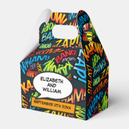 Caja Para Regalos Boda de historietas divertida de moda