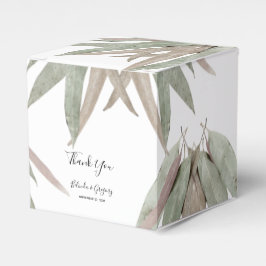 Caja Para Regalos Boda de hoja de eucalipto ruso