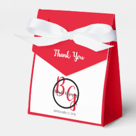 Caja Para Regalos Boda de Iniciales Personalizadas Sencillas