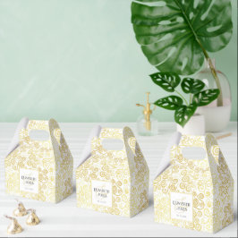 Caja Para Regalos Boda De Invierno De Moda Furiosa De Lujo Blanco Y