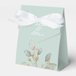 Caja Para Regalos Boda de jardín acuarela