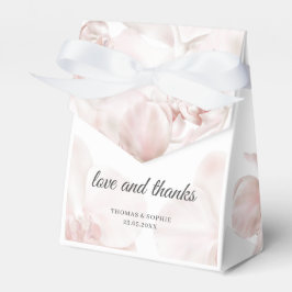 Caja Para Regalos Boda de la acuarela de orquídeas rosadas