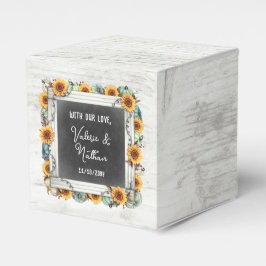 Caja Para Regalos Boda de la Granja de la Granja Rústica de la Calab