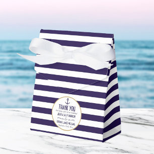Caja Para Regalos Boda de la Marina Náutica y del Anclaje de la Band