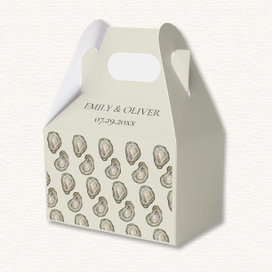 Caja Para Regalos Boda de las cáscaras de ostión