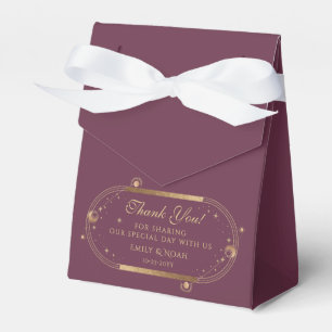Caja Para Regalos Boda de las estrellas de la luna del sol del oro d