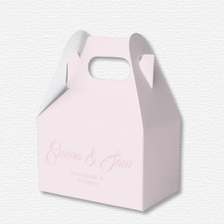 Caja Para Regalos Boda de Lotus blanco