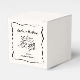 Caja Para Regalos Boda de mano moderna y caprichosa