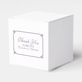 Caja Para Regalos Boda de Moda de deco morado