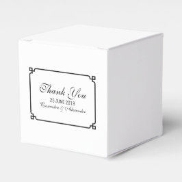 Caja Para Regalos Boda de Moda de Deco Negro