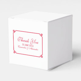 Caja Para Regalos Boda de Moda de Deco Rojo