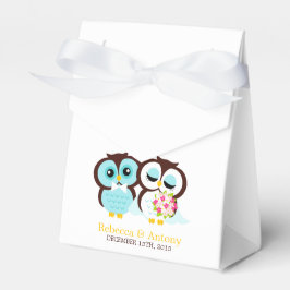 Caja Para Regalos Boda de novias y búhes de Groom