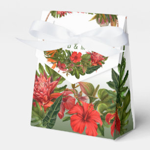 Caja Para Regalos Boda de oro de Rosa floral exuberante de Brisa Tro