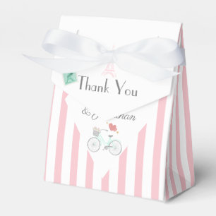 Caja Para Regalos Boda de París Gracias