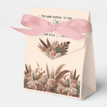 Boda de pasto de flor vintage