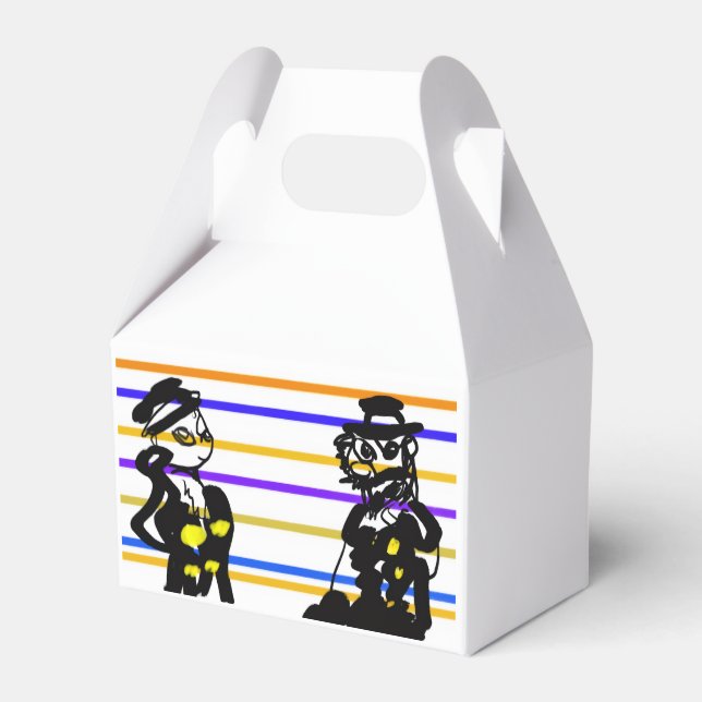 Caja Para Regalos Boda de piratas  (Front Side)