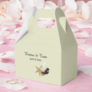 Caja Para Regalos Boda de playa Minimalista en Moda costera