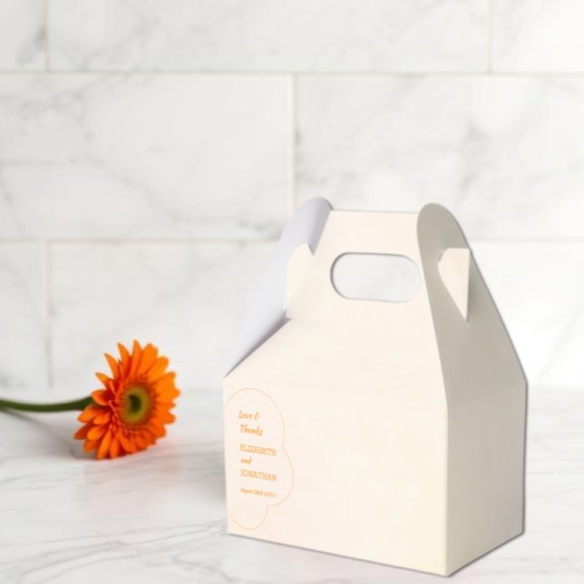 Caja Para Regalos Boda de puesta de sol naranja (Subido por el creador)