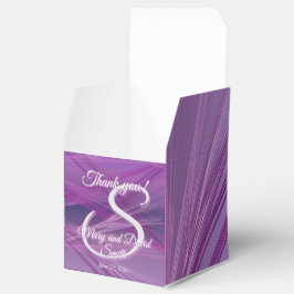 Caja Para Regalos Boda de Purple Streaks