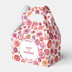 Caja Para Regalos Boda de resumen rosado moderno