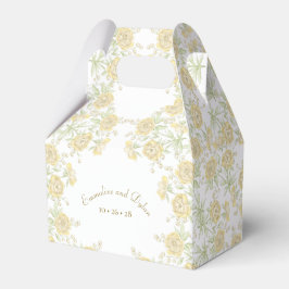 Caja Para Regalos Boda de Rosa Amarilla