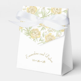 Caja Para Regalos Boda de Rosa Amarilla